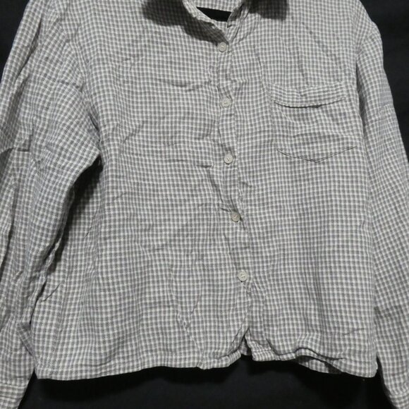 TOGO | small | Collared Button-Up Front Long Sleeve Shirt With Chest Pocket - Picture 7 of 15